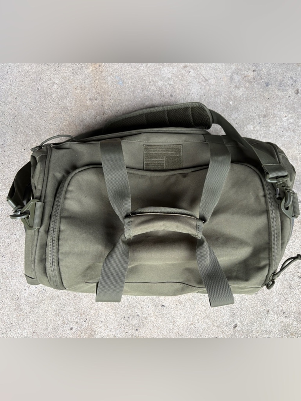 Highland Tactical Squad 1.0 green military duffel bag heavy duty travel - Picture 9 of 16